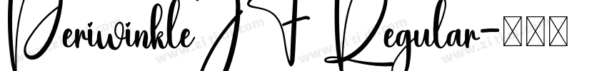 PeriwinkleJF Regular字体转换